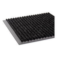 Needle-rib Wiper-scraper Mat, Polypropylene, 48 X 72, Charcoal