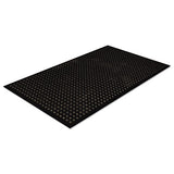 Safewalk-light Drainage Safety Mat, Rubber, 36 X 60, Black