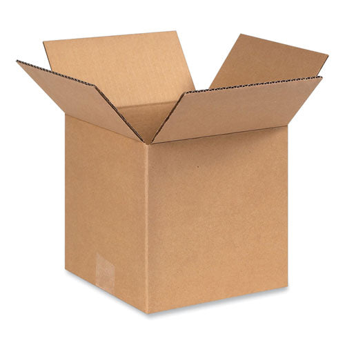 Fixed-depth Shipping Boxes, Regular Slotted Container (rsc), 8 X 8 X 8, Brown Kraft, 25-bundle