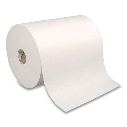 Recycled Hardwound Paper Towels, 7.87" X 800 Ft, White, 6 Rolls-carton