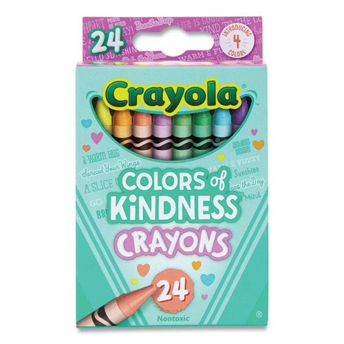 Colors Of Kindness Crayons, Assorted, 24-pack