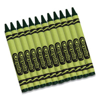 Bulk Crayons, Green, 12-box