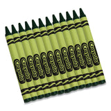 Bulk Crayons, Green, 12-box