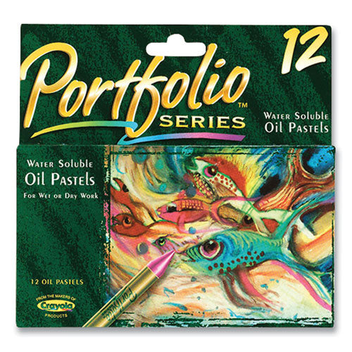 Portfolio Series Oil Pastels, 12 Assorted Colors, 12-pack