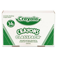 Classpack Regular Crayons, 16 Colors, 800-bx