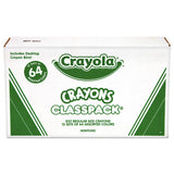Classpack Regular Crayons, Assorted, 13 Caddies, 832-box