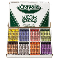 Jumbo Classpack Crayons, 25 Each Of 8 Colors, 200-set