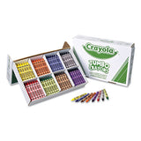Jumbo Classpack Crayons, 25 Each Of 8 Colors, 200-set