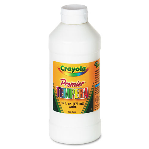 Premier Tempera Paint, White, 32 Oz Bottle