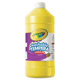 Artista Ii Washable Tempera Paint, Yellow, 32 Oz