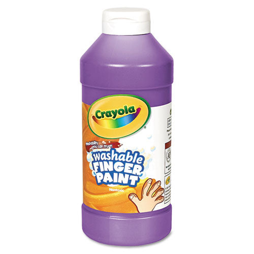 Washable Fingerpaint, Violet, 16 Oz Bottle