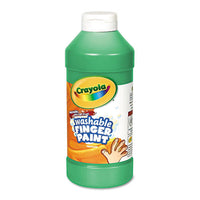 Washable Fingerpaint, Green, 16 Oz