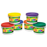 Modeling Dough Bucket, 3 Lbs, Assorted, 6 Buckets-set