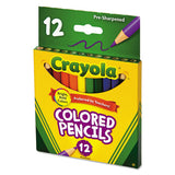 Short-length Colored Pencil Set, 3.3 Mm, 2b (#1), Assorted Lead-barrel Colors, Dozen