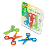 My First Crayola Safety Scissors, Rounded Tip, Assorted Straight Handles, 3-pack
