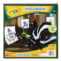 Wirebound Sketchbook, 75 Lb, 9 X 9, White, 40 Sheets