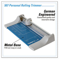 Rolling-rotary Paper Trimmer-cutter, 7 Sheets, 12" Cut Length