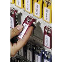 Locking Key Cabinet, 54-key, Brushed Aluminum, Silver, 11 3-4 X 4 5-8 X 11