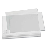 Self-adhesive Water-resistant Sign Holder, 8.5 X 11, Clear Frame, 5/pack
