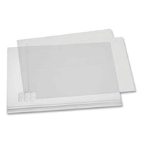 Self-adhesive Water-resistant Sign Holder, 11 X 17, Clear Frame, 5/pack