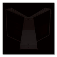 Vario Document Holder, 10 Panels, 15.5 X 6.5 X 10.75, Black Borders