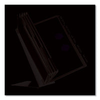 Vario Document Holder, 10 Panels, 15.5 X 6.5 X 10.75, Black Borders
