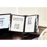 Sherpa Motion Desk Reference System, 10 Panels, Black Borders