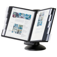 Sherpa Motion Desk Reference System, 10 Panels, Black Borders