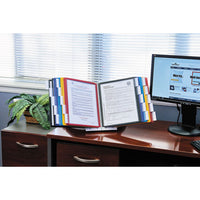 Sherpa Desk Reference System, 10 Panels, 10 X 5 5-8 X 13 7-8, Assorted Borders
