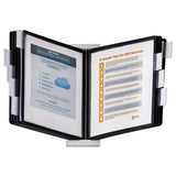 Instaview Expandable Desktop Reference System, 10 Panels, Black Borders