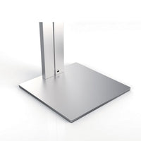 Floor Stand Tablet Holder, Silver-charcoal Gray