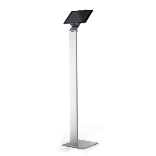 Floor Stand Tablet Holder, Silver-charcoal Gray