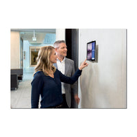 Wall-mounted Tablet Holder, Silver-charcoal Gray