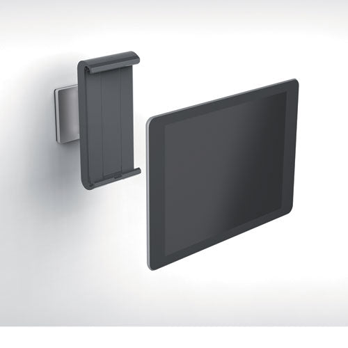 Wall-mounted Tablet Holder, Silver-charcoal Gray