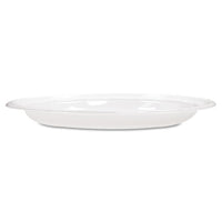 Famous Service Impact Plastic Dinnerware, Plate, 10 1-4" Dia, White, 500-carton