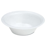 Quiet Classic Laminated Foam Dinnerware, Bowl, 12oz, White, 125-pack