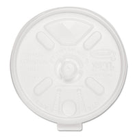 Liftn'lock Lids, 10-14oz Cups, Translucent, 100-sleeve, 10 Sleeves-carton