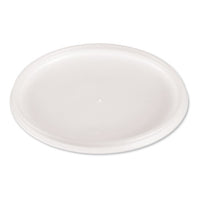 Plastic Lids For Foam Cups, Bowls And Containers, Vented, Fits 6-14 Oz, White, 1,000-carton