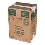 Café G Foam Hot-cold Cups, 12oz, White W-brown & Red, 1000-carton