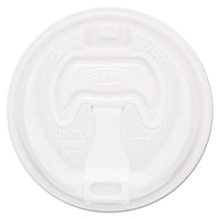 Optima Reclosable Lid, 12-24oz Foam Cups, White, 100-bag