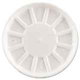 Vented Foam Lids, Fits 6-32oz Cups, White, 500-carton