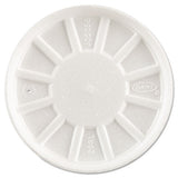 Vented Foam Lids, Fits 6-32oz Cups, White, 500-carton