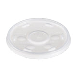 Cold Cup Lids, 32oz Cups, Translucent, 100-sleeve, 10 Sleeves-carton