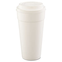 Foam Drink Cups, Hot-cold, 24oz, White, 25-bag, 20 Bags-carton