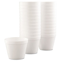 Foam Containers, Foam, 24oz, White, 25-bag, 20 Bags-carton