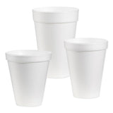 Foam Drink Cups, 32oz, White, 25-bag, 20 Bags-carton