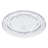 Pete Flat Straw-slot Cold Cup Lids, Fits 16-24oz, 100-pack, 10 Packs-carton