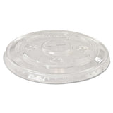 Pete Flat Straw-slot Cold Cup Lids, Fits 16-24oz, 100-pack, 10 Packs-carton
