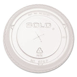 Pete Flat Straw-slot Cold Cup Lids, Fits 16-24oz, 100-pack, 10 Packs-carton