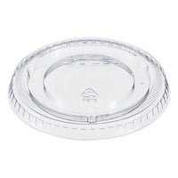 Non-vented Cup Lids, Fits 12 Oz Cups, Clear, 2500-carton